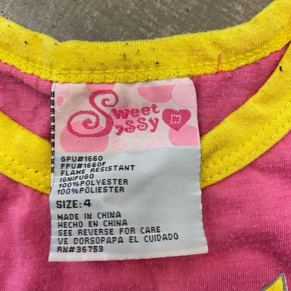 Y2K Bobby Jack Sweet Sassy Monkey Who Will Play Me Movie Kids Girls Shirt Size 4 - Picture 4 of 8